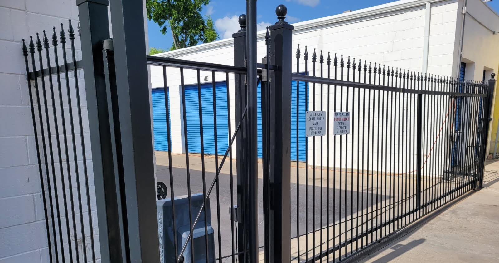 Front security gate